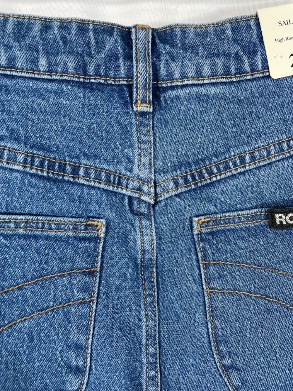 Rolla's Sailor High Rise Wide Leg Jeans NWT Medium Wash Denim 28 - Picture 9 of 14